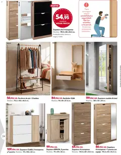 Vista previa BricoCentro folleto válido desde el 22/06/2026 | Página: 24 | Productos: Perchero, Zapatero, Muebles