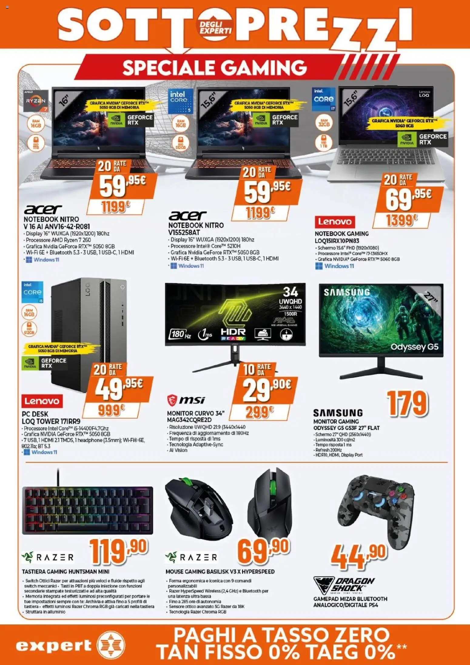Volantino Expert del 21.05.2026 | Pagina: 19 | Prodotti: Schermo, Notebook, Alluminio, Samsung