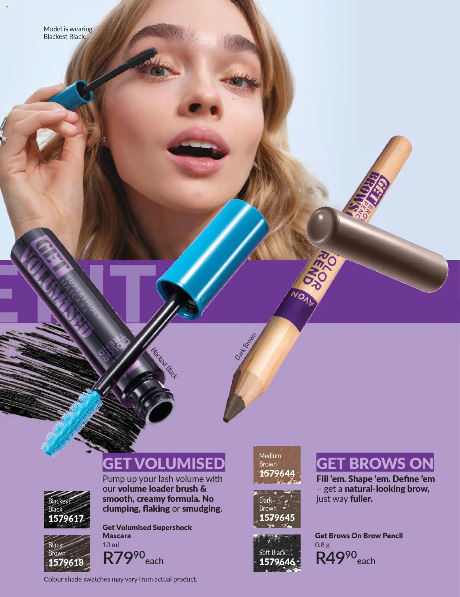 New Avon catalogue – valid from 01.04.2026 | Page: 91 | Products: Pencil, Brush, Mascara