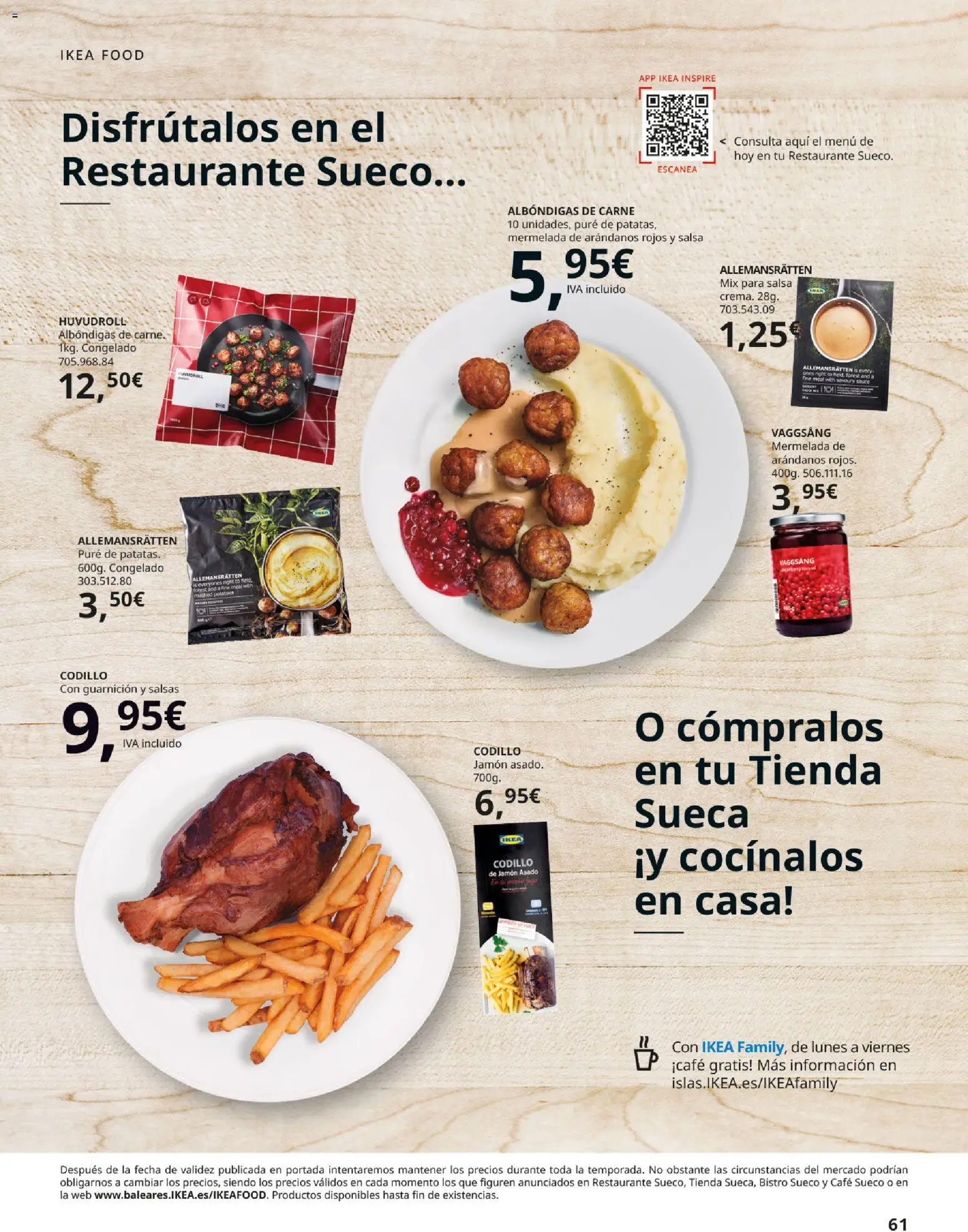IKEA - Cocinas │ válido desde el 01/09/2026 | Página: 61 | Productos: Puré, Mermelada, Arándanos rojos, Carne