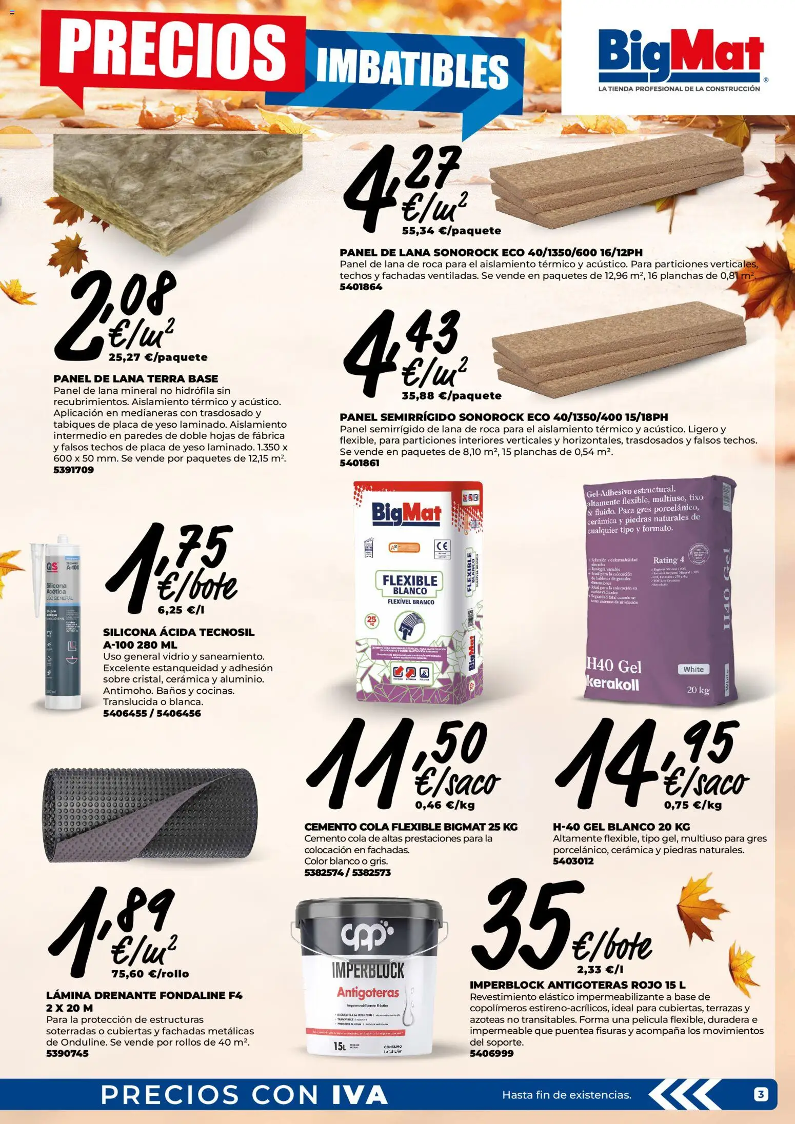 BigMat - Precios imbatibles │ válido desde el 26/10/2026 | Página: 3