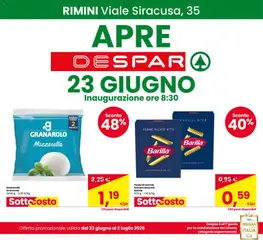 Anteprima del volantino Despar volantino Apertura Rimini valido a partire dal 23/06/2026