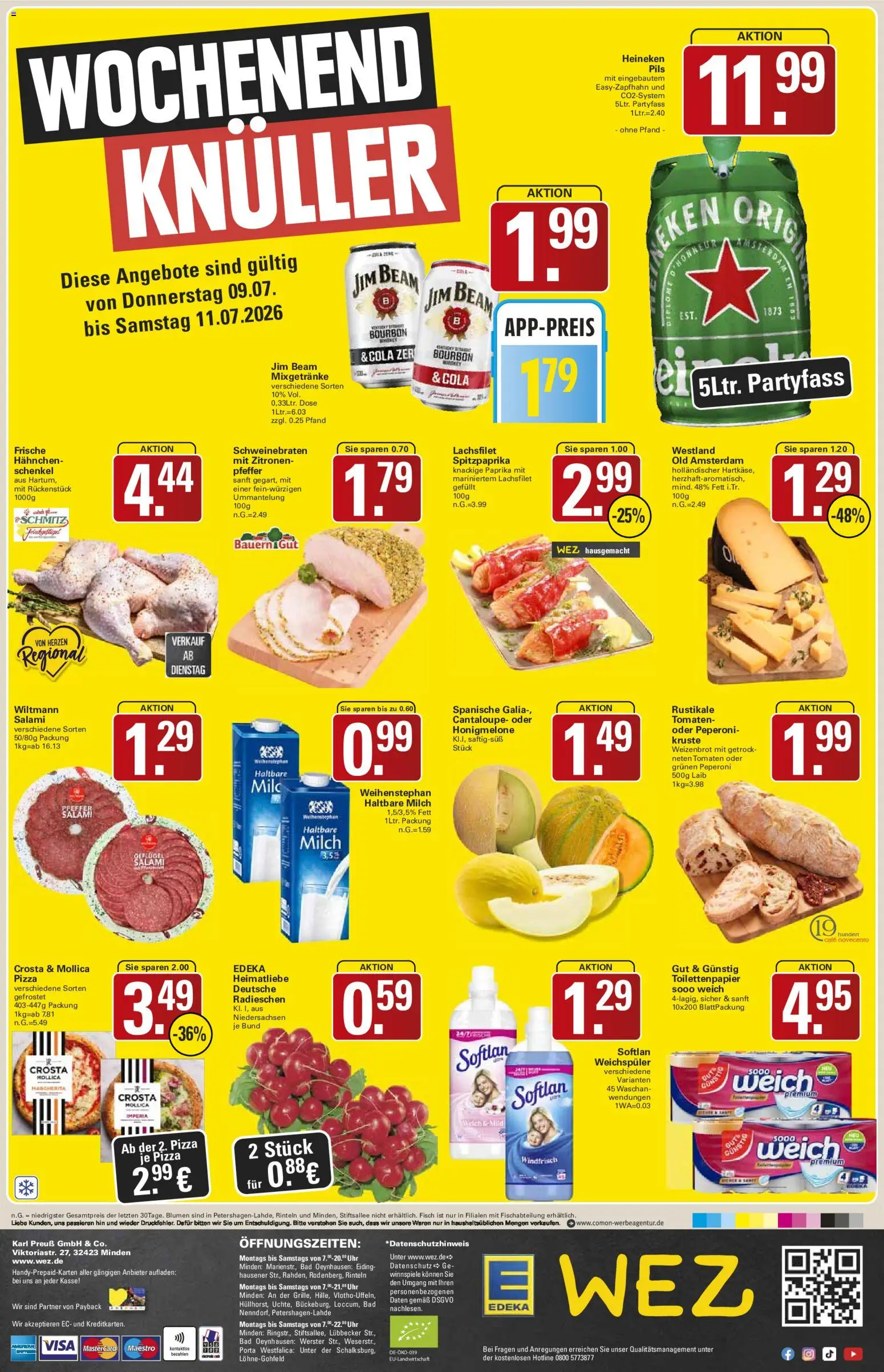 WEZ Prospekt – gültig ab 06.07.2026 | Seite: 16 | Produkte: Blumen, Pfeffer, Salami, Zitronen