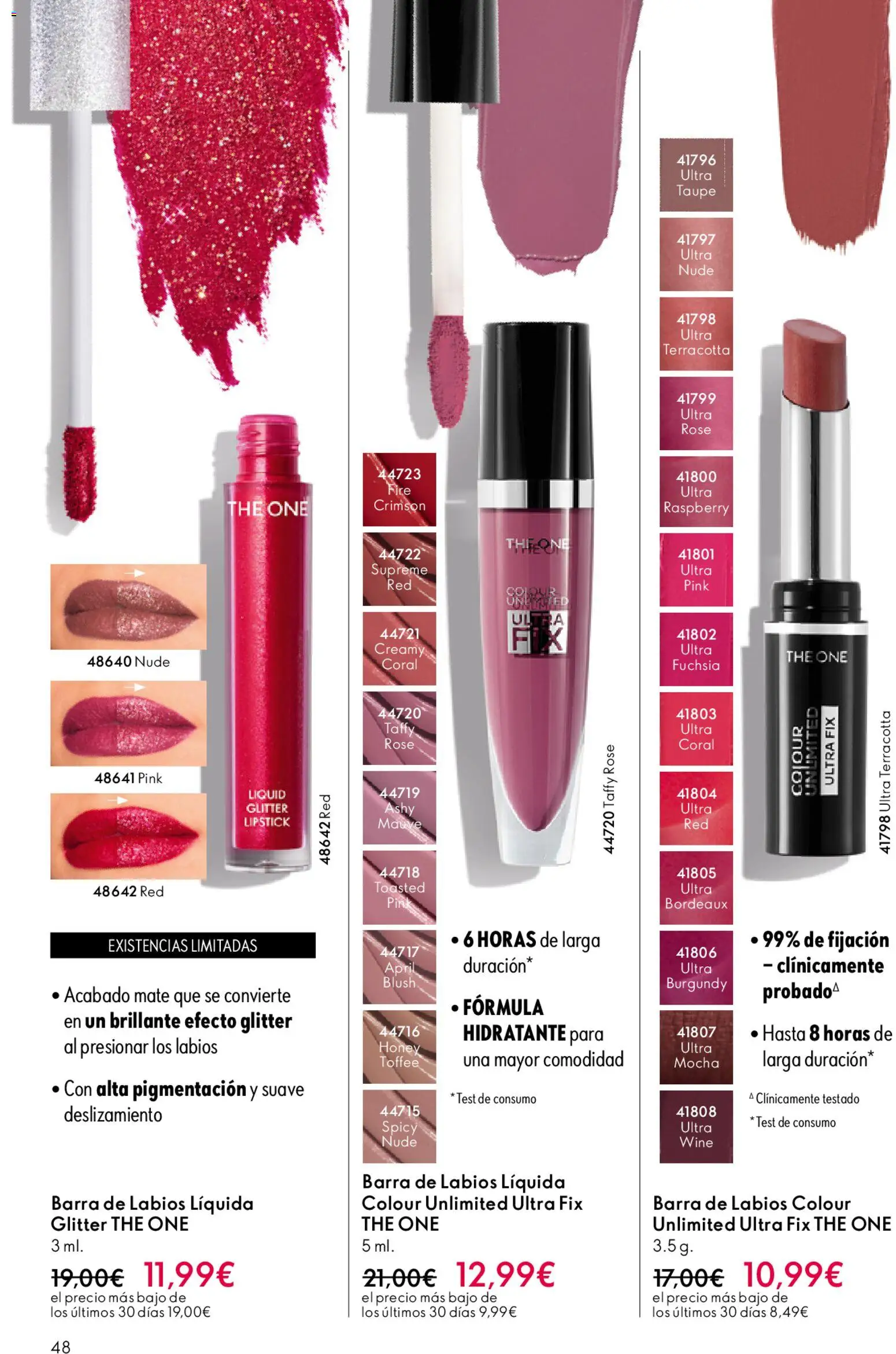 Oriflame - Catálogo Campaña 6 │ válido desde el 22.04.2026 | Página: 48 | Productos: Barra de labios