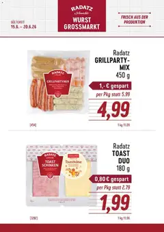 Radatz Flugblatt ab 15.06.2026 gültig