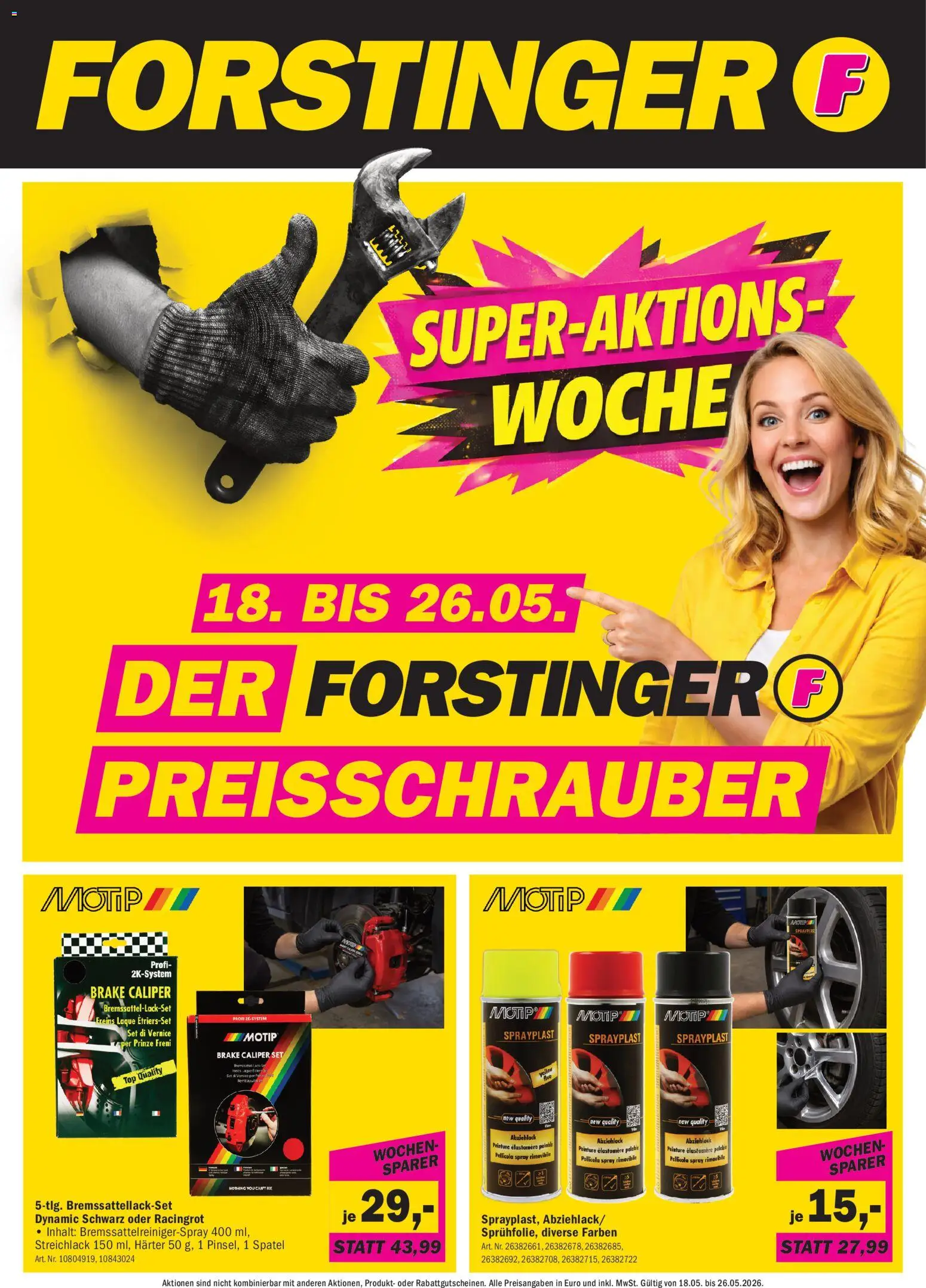 Forstinger Flugblatt gültig ab 18.05.2026 | Seite: 1