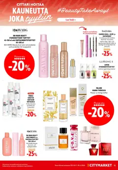 K-Citymarket-mainoslehti voimassa 07.05.2026 alkaen | Sivu: 13 | Tuotteet: Shampoo, Saippua, Suihku