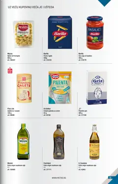 Metro katalog METRO RS - BMPL - pregled Metro kataloga - važi od 01.10.2026 | Strana: 11 | Proizvode: Palenta, Barilla, Njoke, Galete