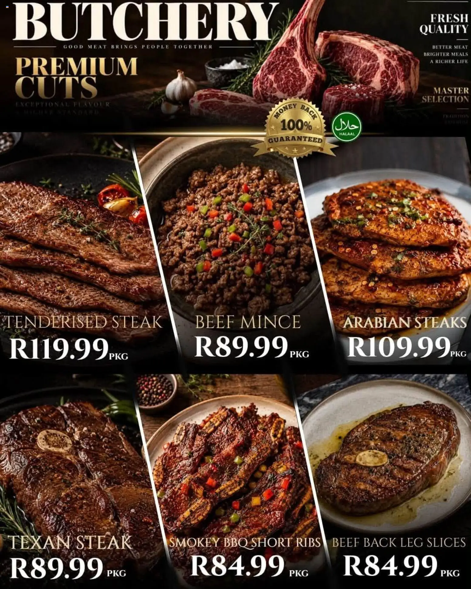 New Take n Pay catalogue – valid from 15/09/2026 | Page: 4 | Products: Steak, Ribs, Beef