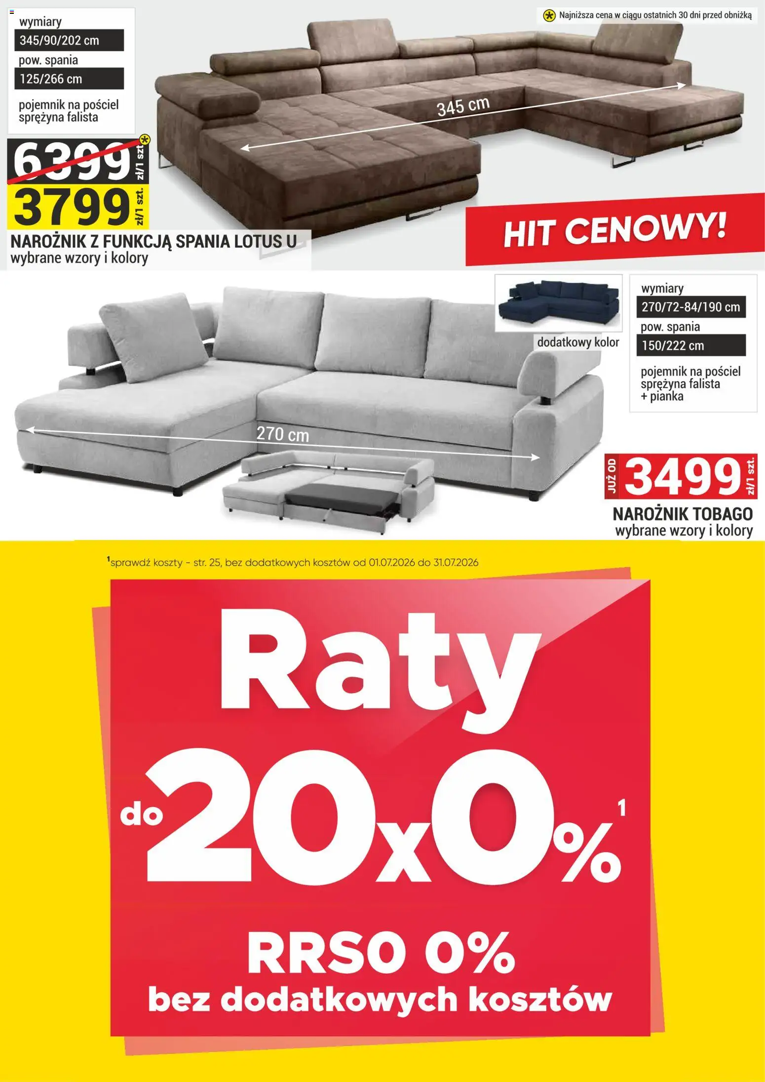 Merkury Market gazetka - Meble, Wypoczynki, Materace od 01.07.2026 | Strona: 13 | Produkty: Pościel