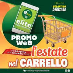 Anteprima del volantino Elite Supermercati volantino Promo Web valido a partire dal 28/08/2026