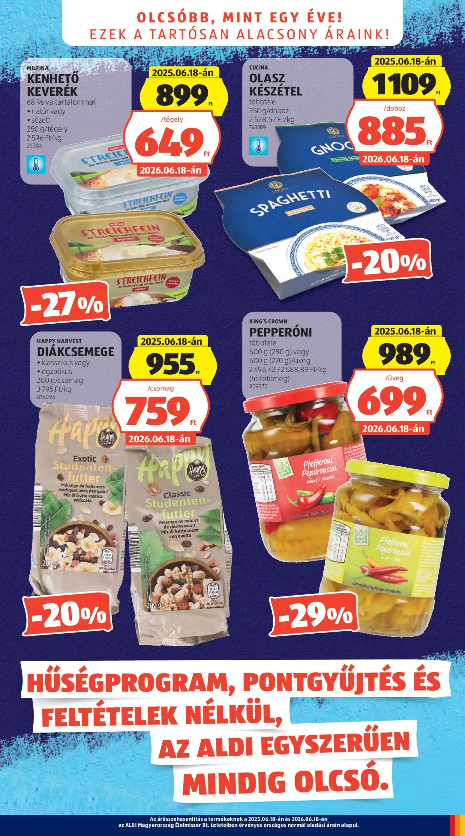 Aldi akciós ujság - amely érvényes a következő dátumtól: 18.06.2026 | Oldal: 3