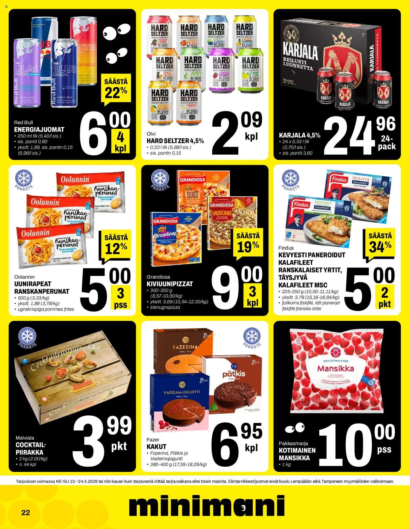 Minimani tarjoukset – voimassa 13.05.2026 alkaen | Sivu: 22
