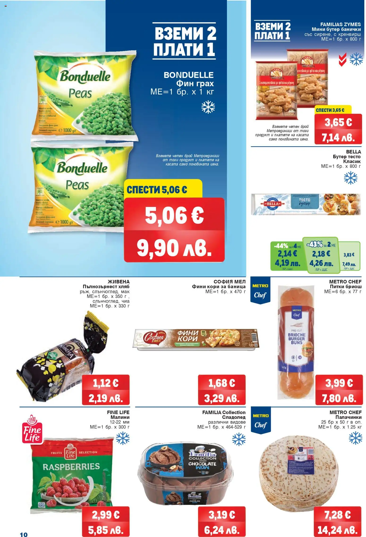 {H1} | Страница: 10 | Продукти: Баница, Пълнозърнест хляб, Малини, Тесто