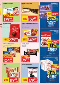 Roda katalog - pregled Roda kataloga - važi od 21.05.2026 | Strana: 21 | Proizvode: Raffaello, Bombonjera, Čokolada, Napolitanke