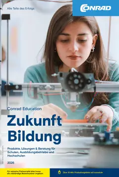 Conrad Education Katalog ab 07.09.2026 gültig