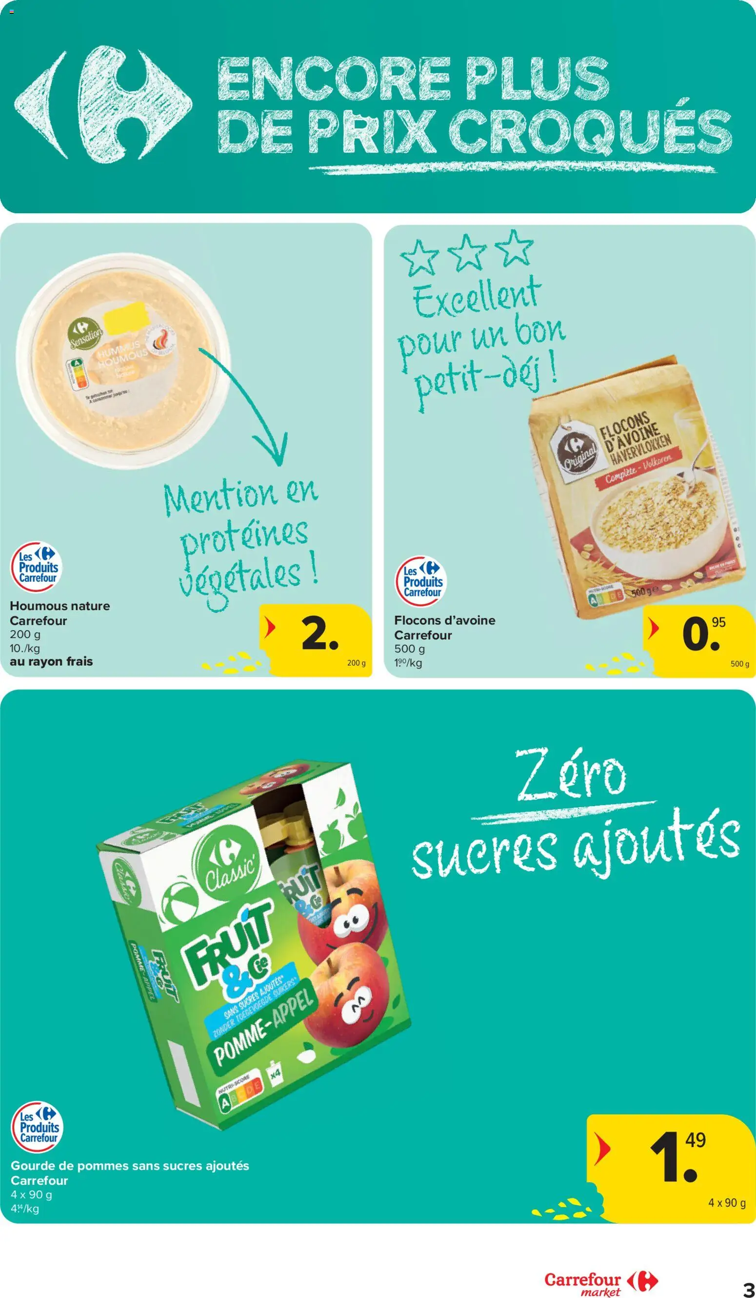 {H1} | Pagina: 3 | Producten: Havervlokken, Fruit, Hummus