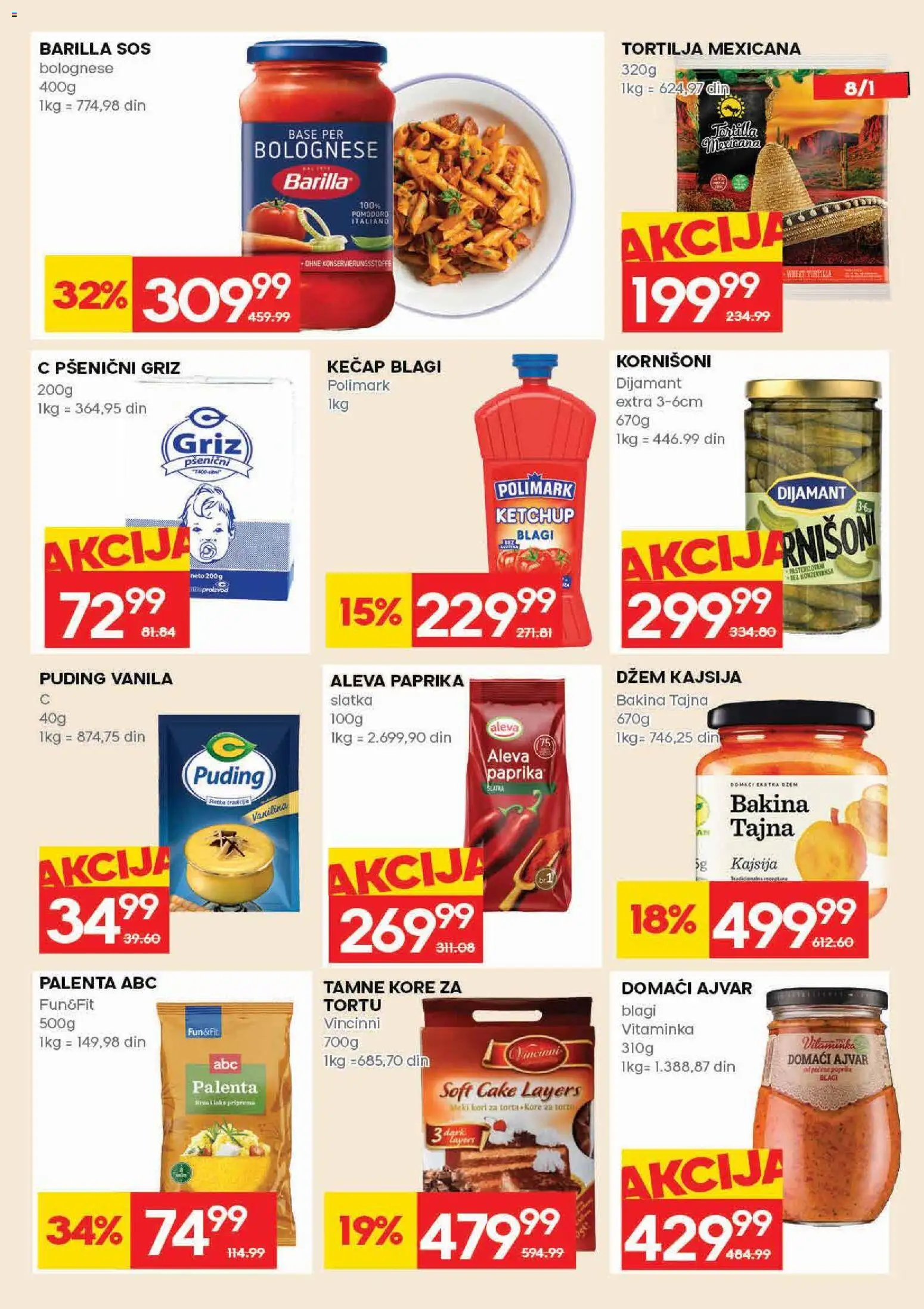 Roda katalog - važi od 21.05.2026 | Strana: 17 | Proizvode: Ajvar, Kajsija, Kornišoni, Sos