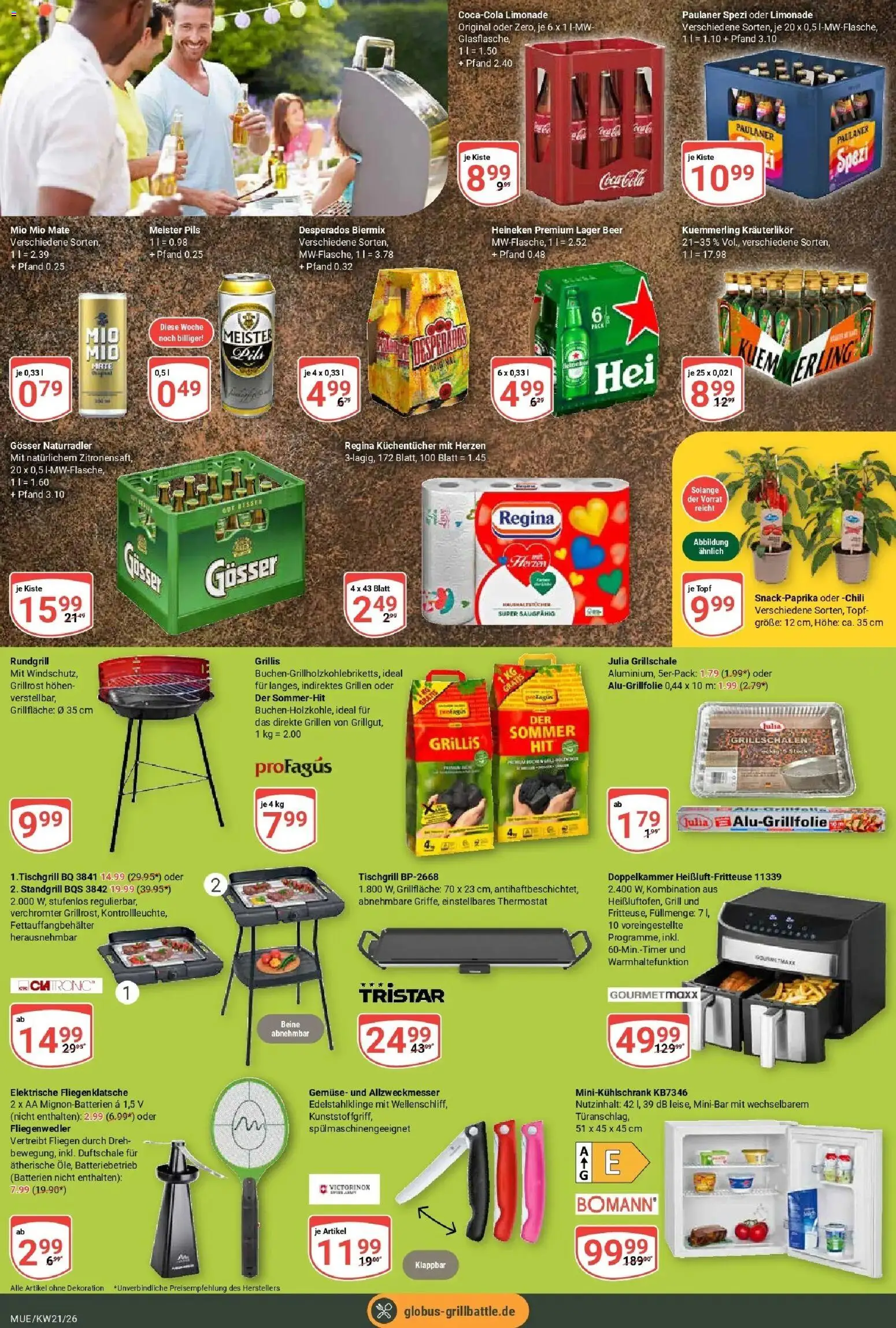 Globus Prospekt Mühldorf – gültig ab 17.05.2026 | Seite: 22 | Produkte: Pils, Heineken, Chili, Desperados