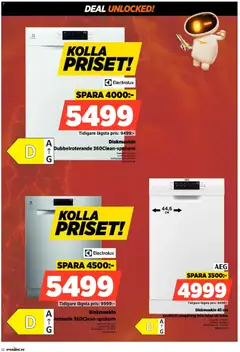 Power erbjudanden - Förhandsvisning av reklamblad från butik Power aktuell från 27/02/2026 | Sida: 52 | Produkter: Diskmaskin, Kuvert