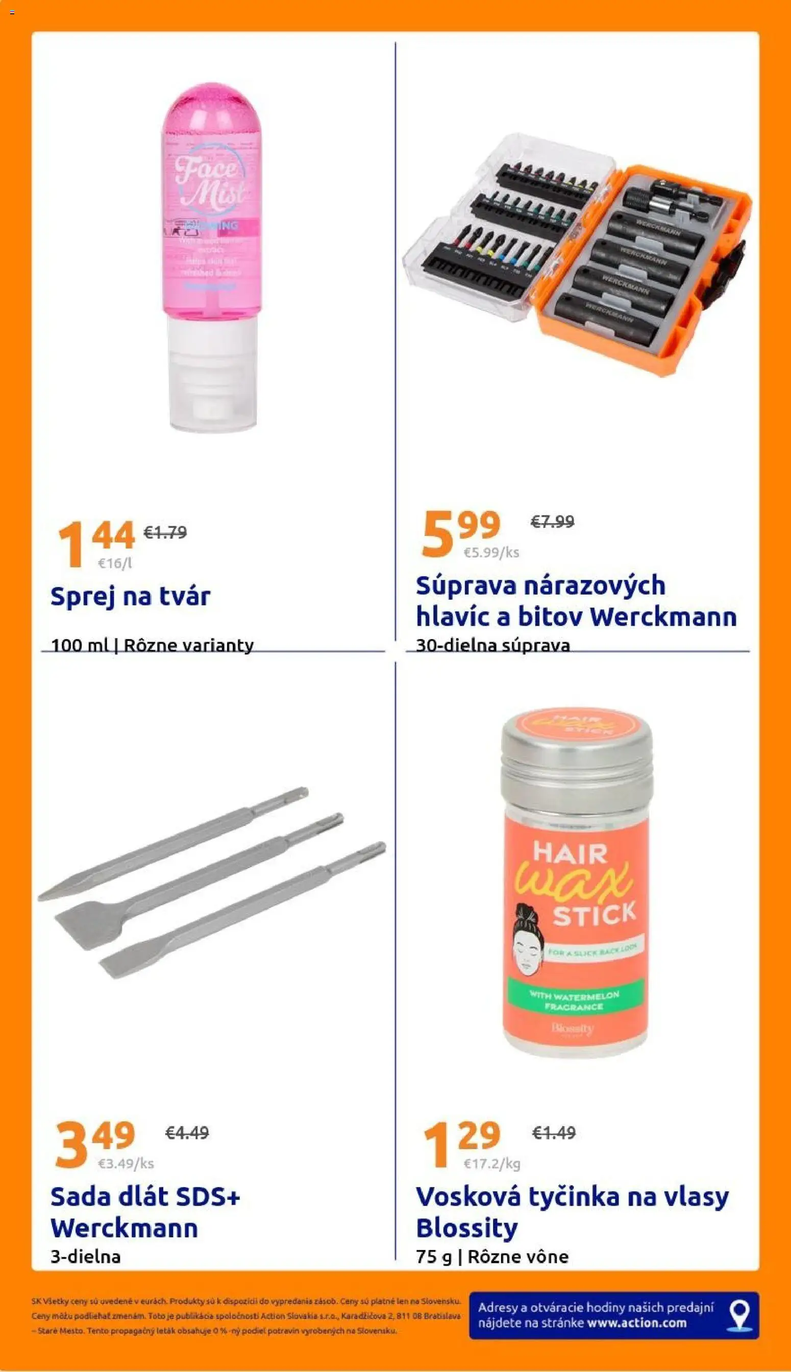Nové Action akcie – leták je platný od 17.06.2026 | Strana: 34 | Produkty: Hodiny