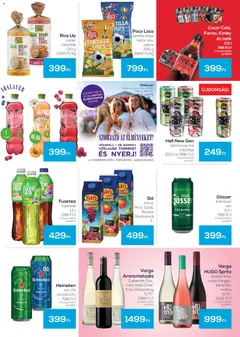 G'Roby akciós újság - amely érvényes a következő dátumtól: 2026.06.25. | Oldal: 3 | Termékek: Szőlő, Málna, Heineken, Gösser