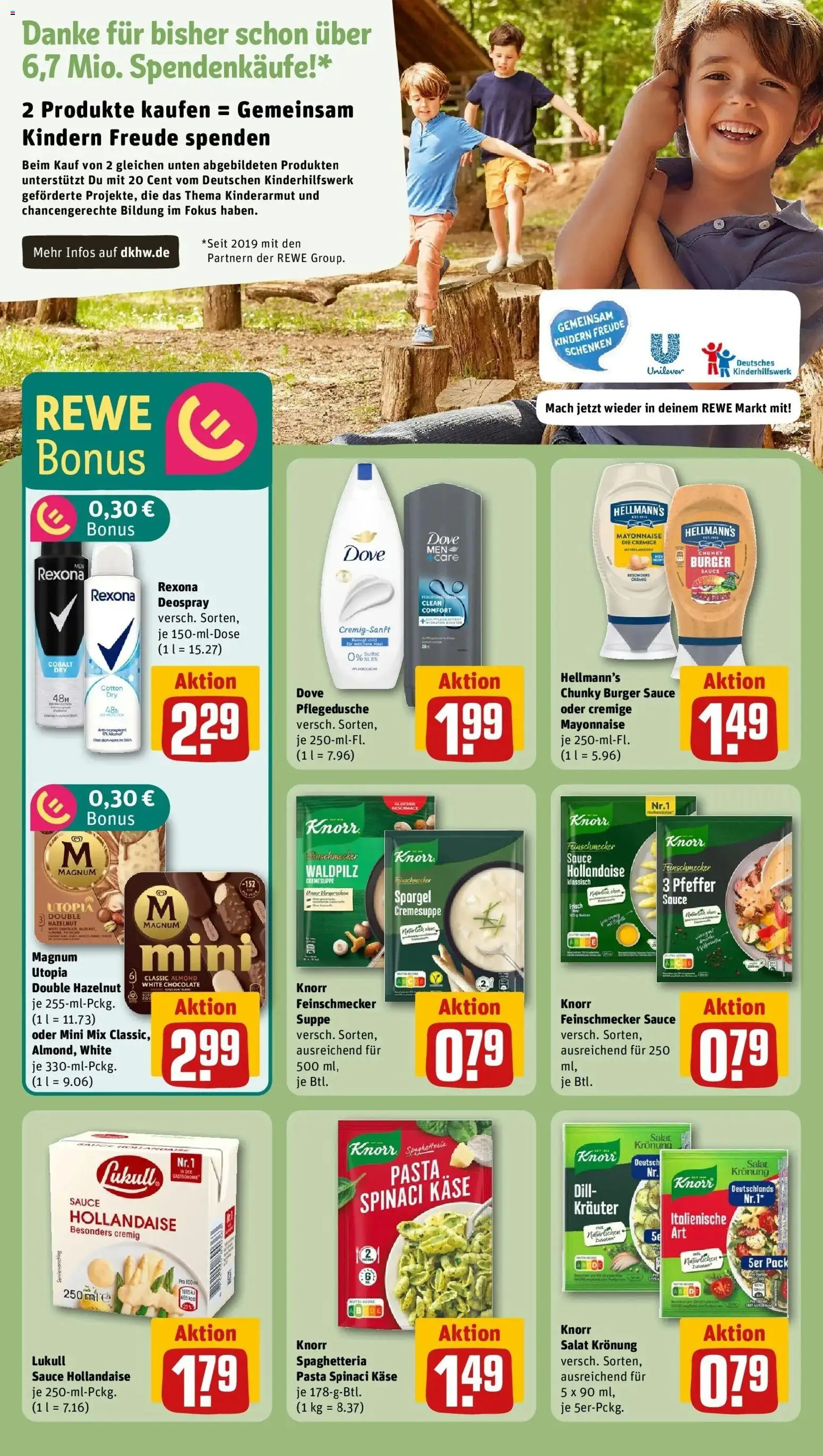 Rewe Prospekt Hohen Neuendorf Ot Bergfelde	 – gültig ab 09.03.2026 | Seite: 22 | Produkte: Burger, Knorr, Spargel, Dill