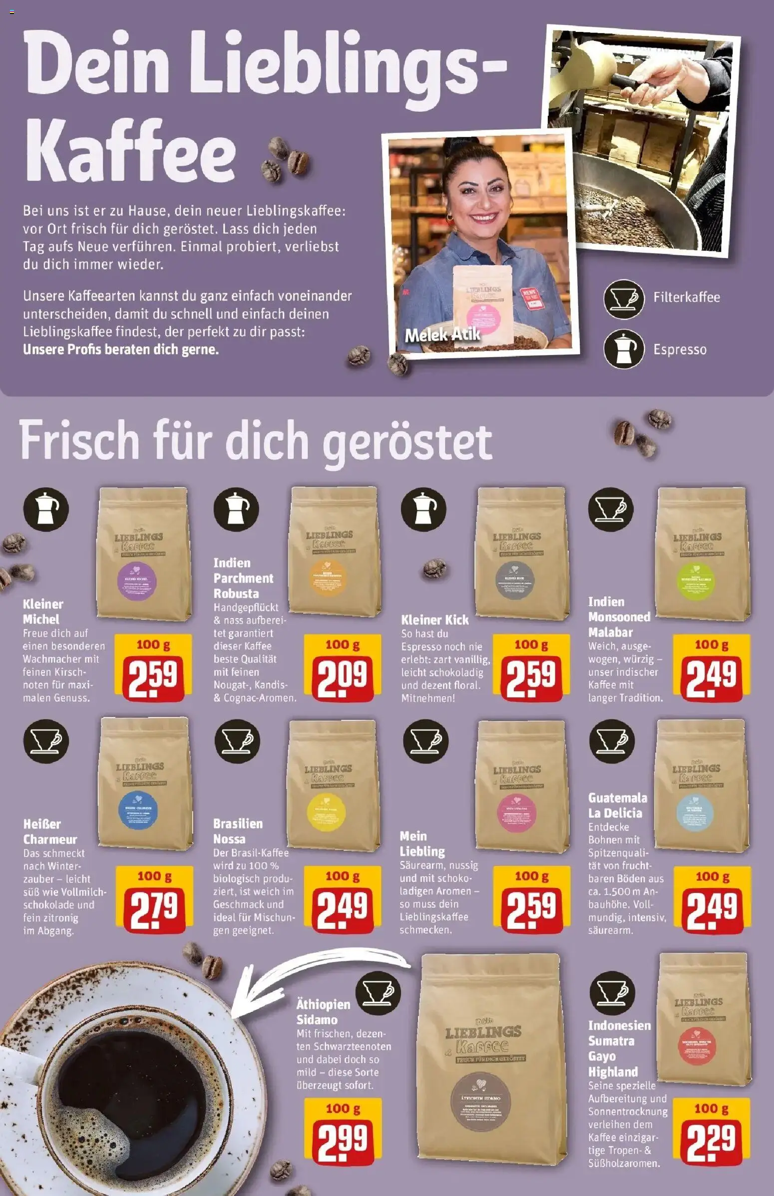 REWE Prospekt ab 31.08.2026 zum Blättern » Angebote | Seite: 14 | Produkte: Kaffee, Schokolade