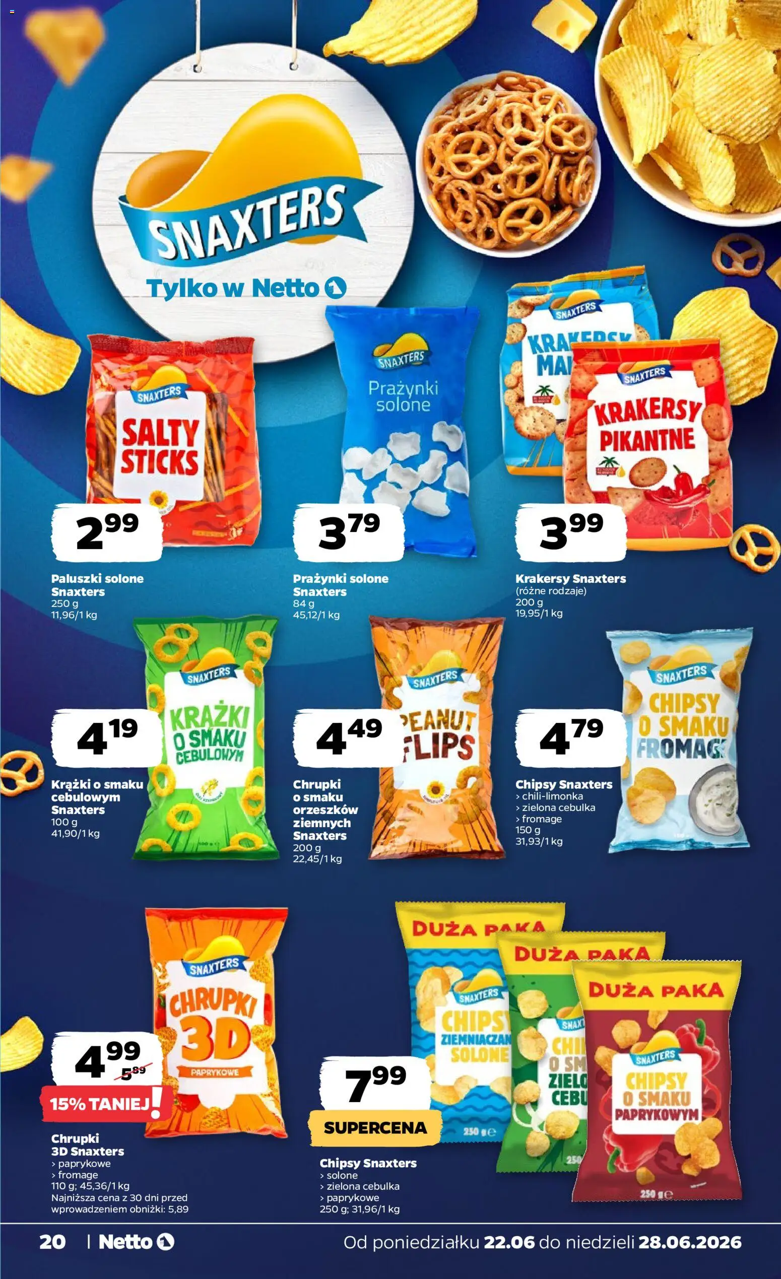 Netto gazetka od poniedziałku spożywcza od 22.06.2026 | Strona: 20