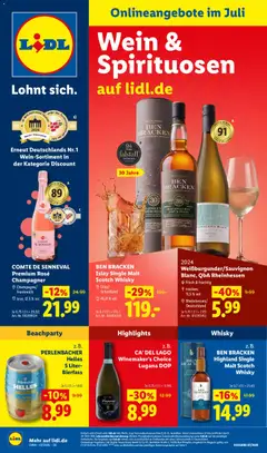 Náhled letáku Lidl Německo leták - Wein & Spirituosen od 01.07.2026