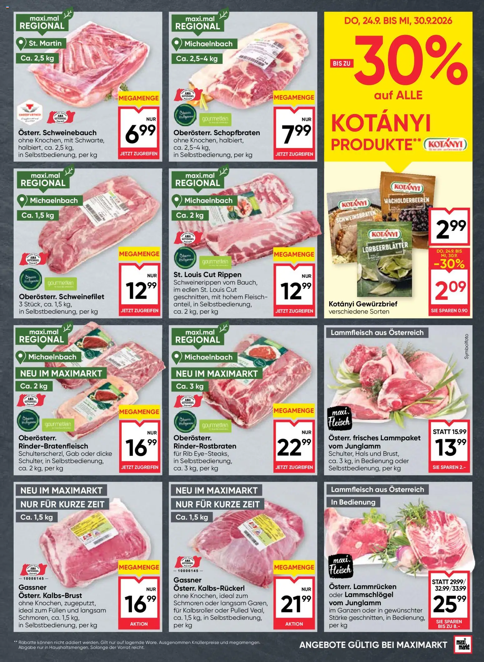 Maximarkt Flugblatt gültig ab 24.09.2026 | Seite: 3