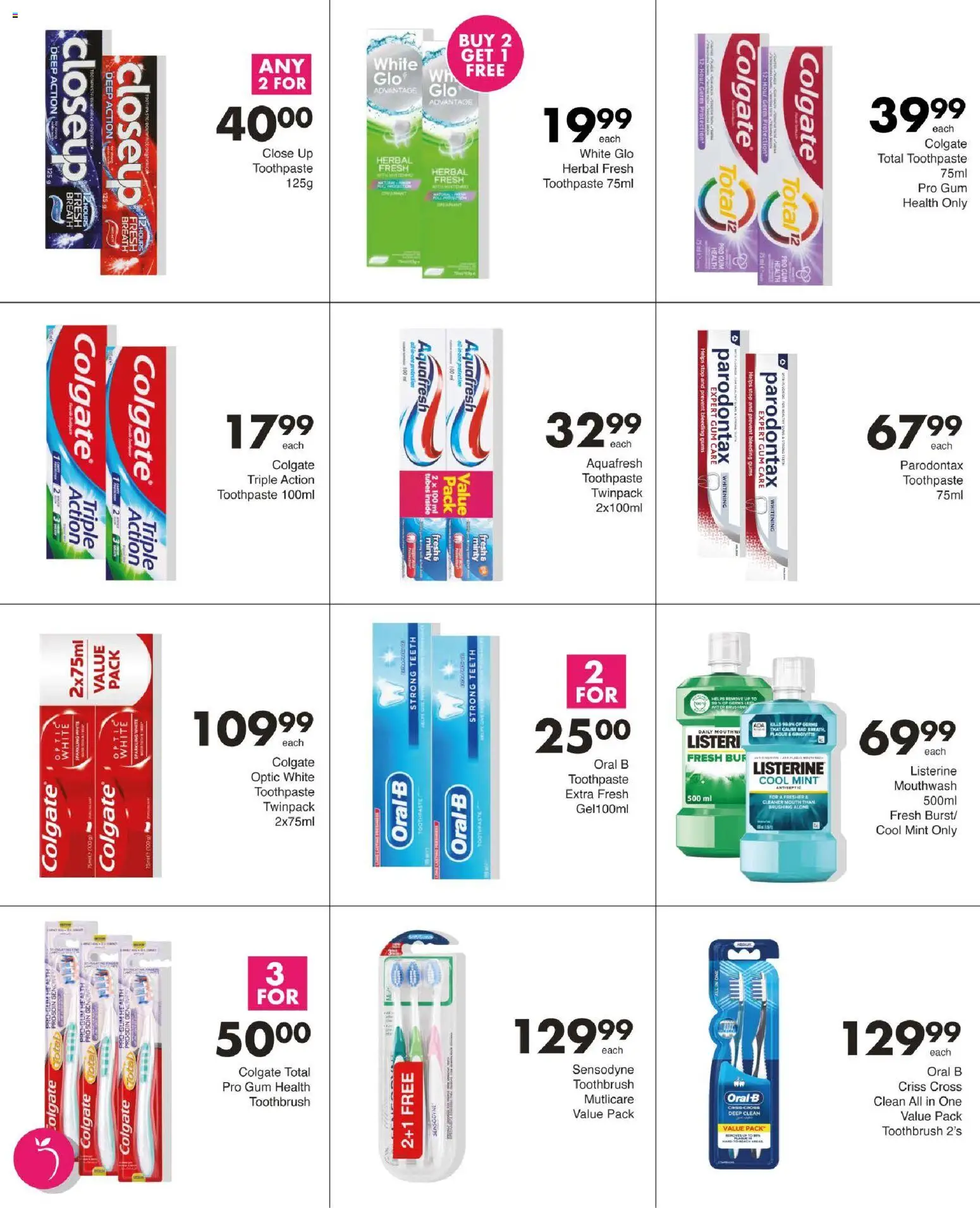 New Save catalogue – valid from 29/09/2026 | Page: 62 | Products: Toothpaste, Mouthwash, Toothbrush