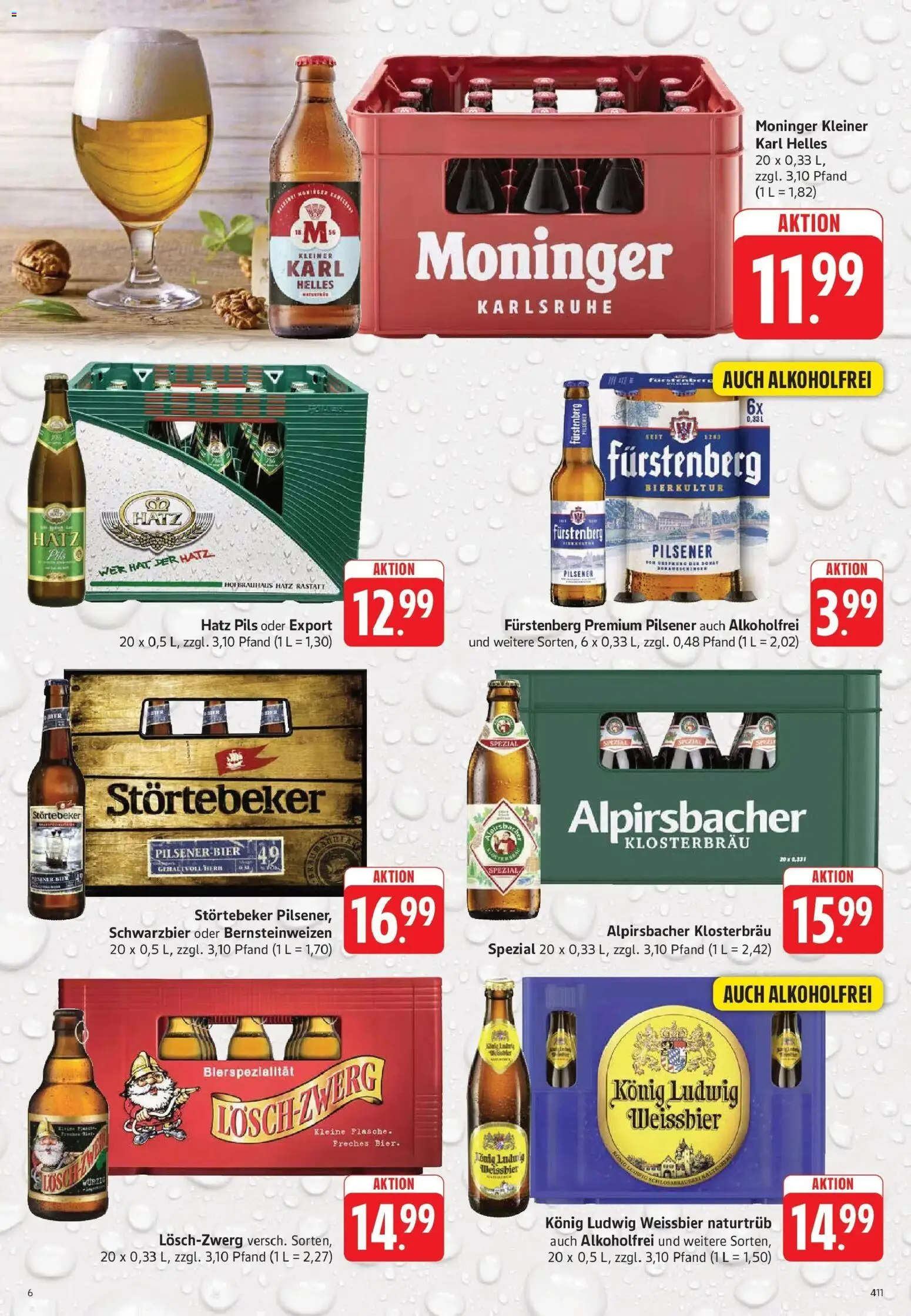 Trinkgut Prospekt Karlsbad - Langensteinbach – gültig ab 06.07.2026 | Seite: 6 | Produkte: Weißbier, Pils