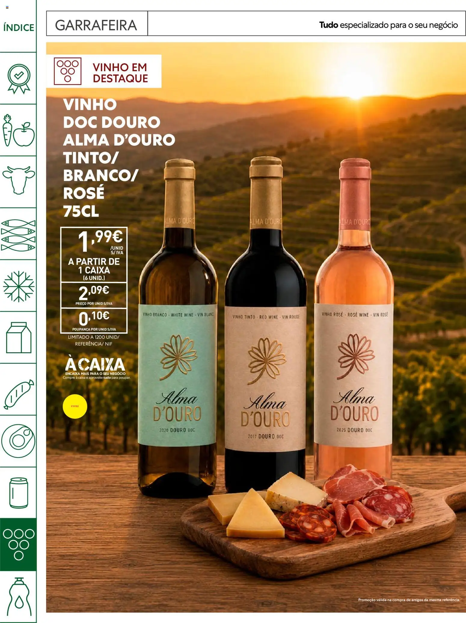 Recheio Horeca │ válido de 01/09/2026 | Página: 22 | Produtos: Caixa, Vinho, Vinho tinto