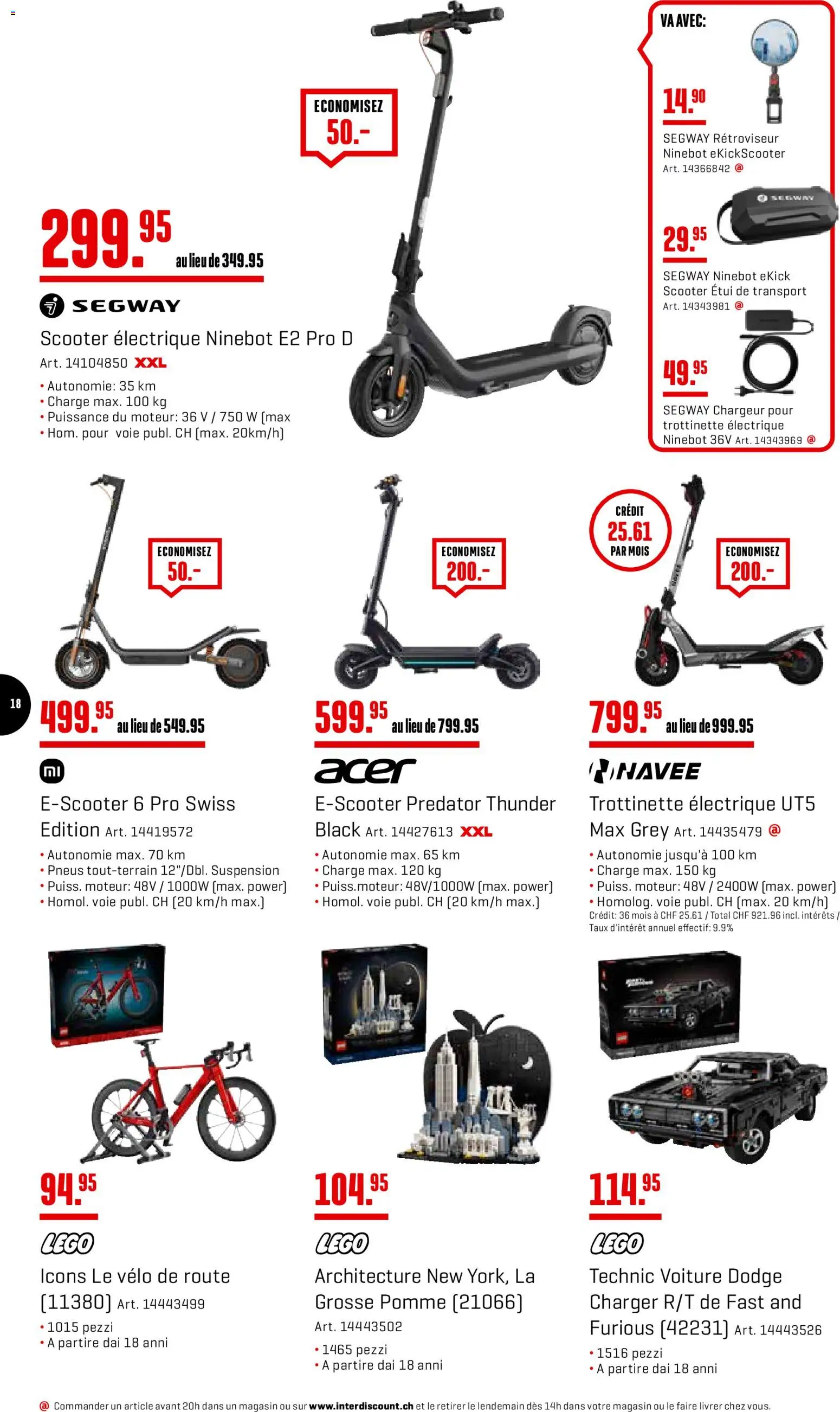 Interdiscount aktionen FR – gültig ab 03.08.2026 | Seite: 18 | Produkte: Scooter