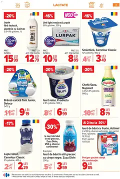 Ofertele Carrefour valabile de la 03.06.2026 | Pagină: 13 | Produse: Light Kedi Konservesi, Kalem ucu, Iaurt, Smântână