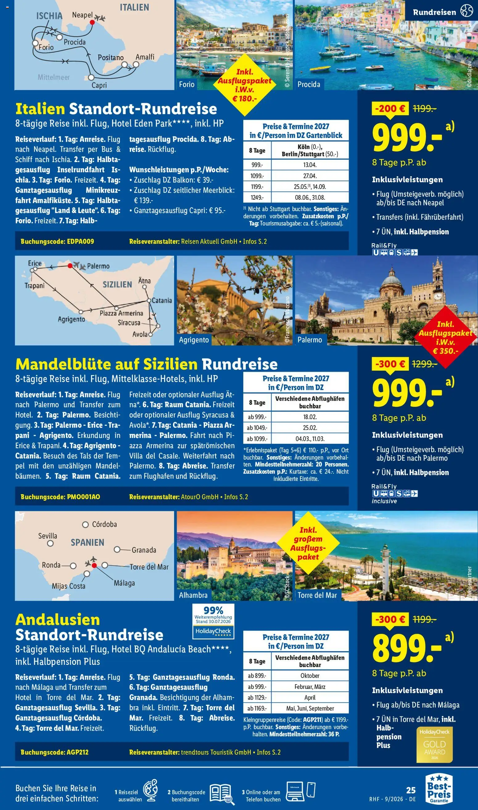 Lidl Reisen Prospekt – gültig ab 29.08.2026 | Seite: 25 | Produkte: HP, Telefon