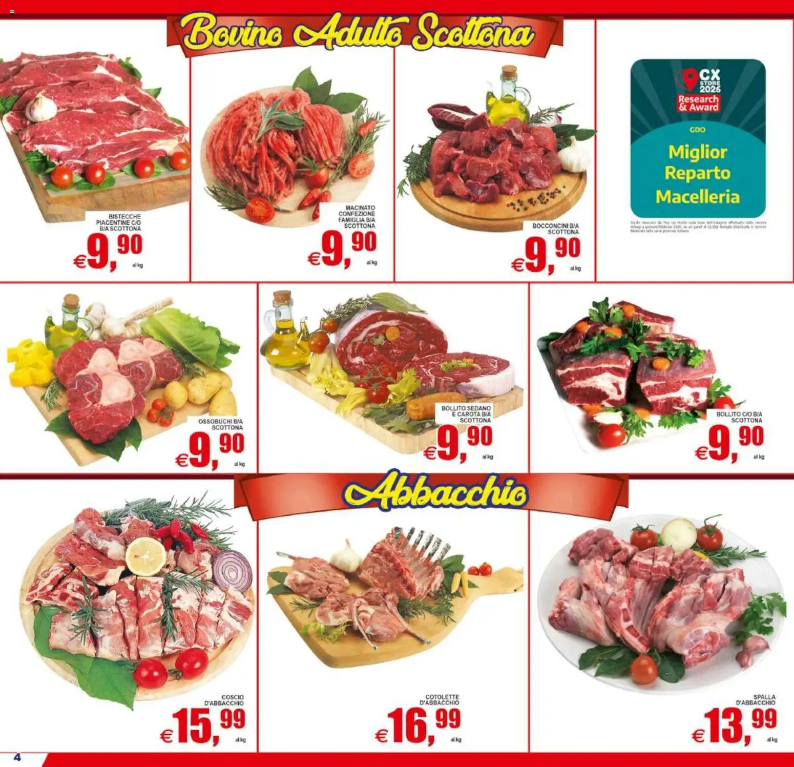 Volantino Pewex del 29.05.2026 | Pagina: 4 | Prodotti: Bovino, Carota, Sedano, Macinato