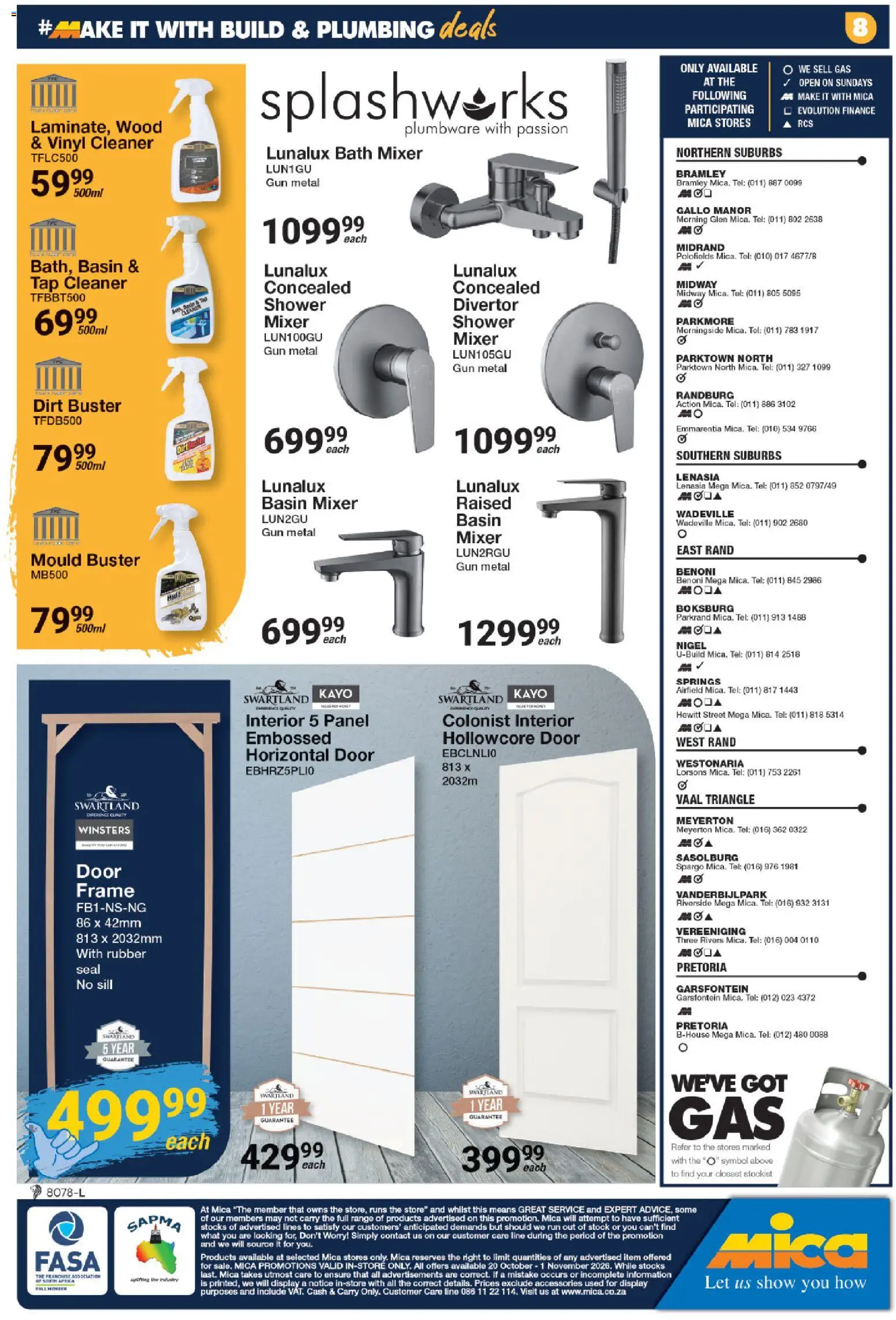 New MICA catalogue – valid from 20/10/2026 | Page: 9 | Products: Mixer, Bath, Shower, Basin