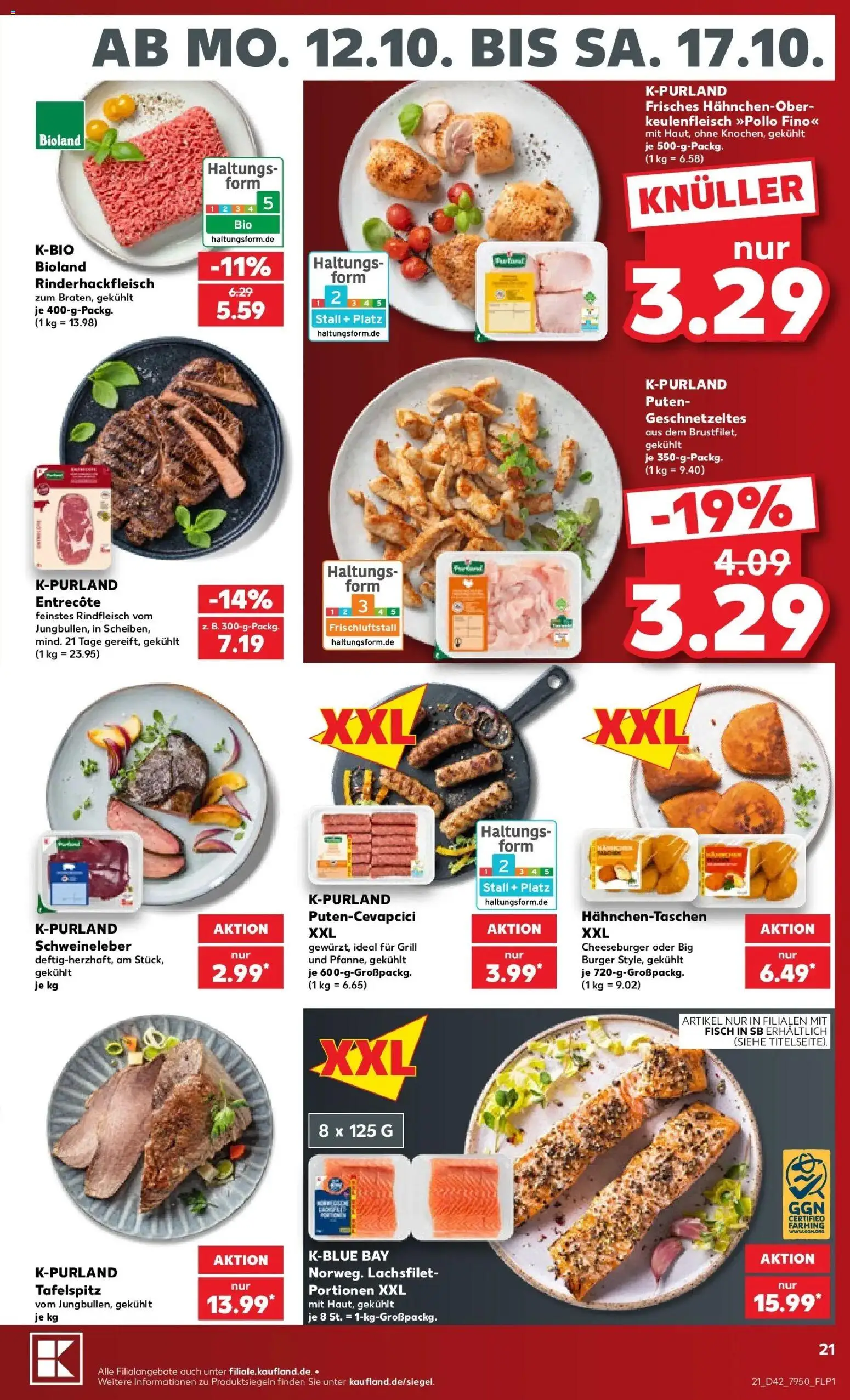 Prospekt Kaufland ab 12.10.2026 » Angebote Online zum Blättern | Seite: 25 | Produkte: Grill, Entrecote, Fisch, Rindfleisch