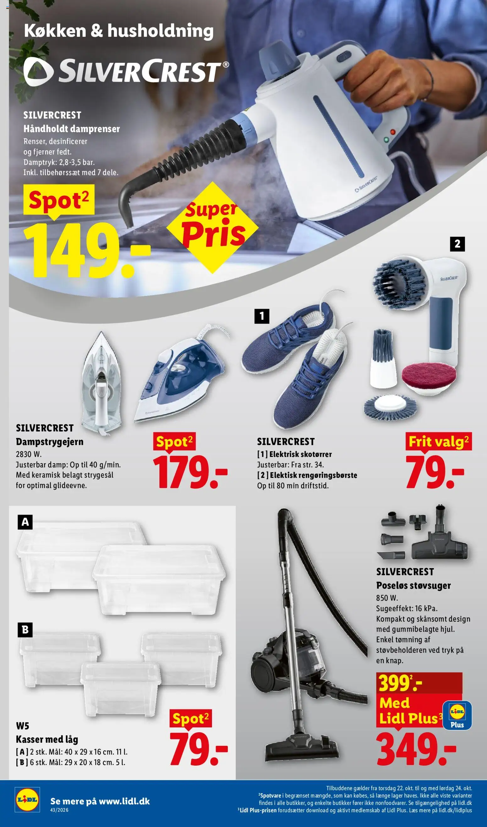 Lidl tilbudsavis – gyldig fra 18/10/2026 | Side: 10 | Produkter: Søm, Støvsuger