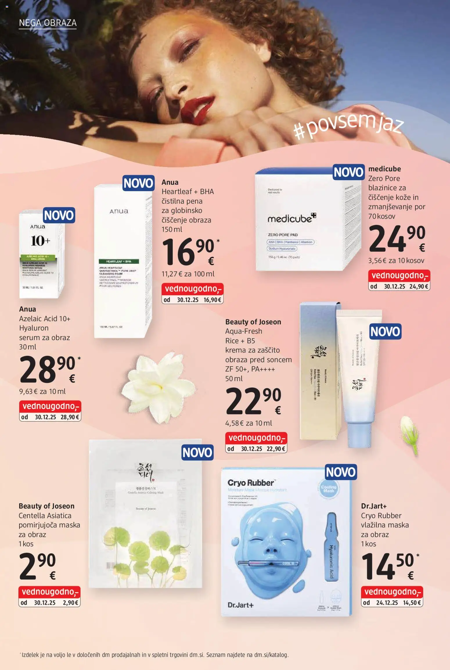 Novi DM Drogerie Markt katalog ponudbe – veljaven od 01.04.2026 | Stran: 8 | Izdelki: Maska za obraz, Kos, Krema, Maska