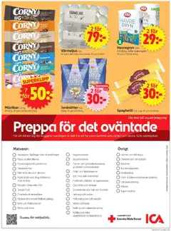 ICA Supermarket erbjudanden - Förhandsvisning av reklamblad från butik ICA Supermarket aktuell från 21/09/2026 | Sida: 13 | Produkter: Jord, Avfallspåsar, Ättika, Te