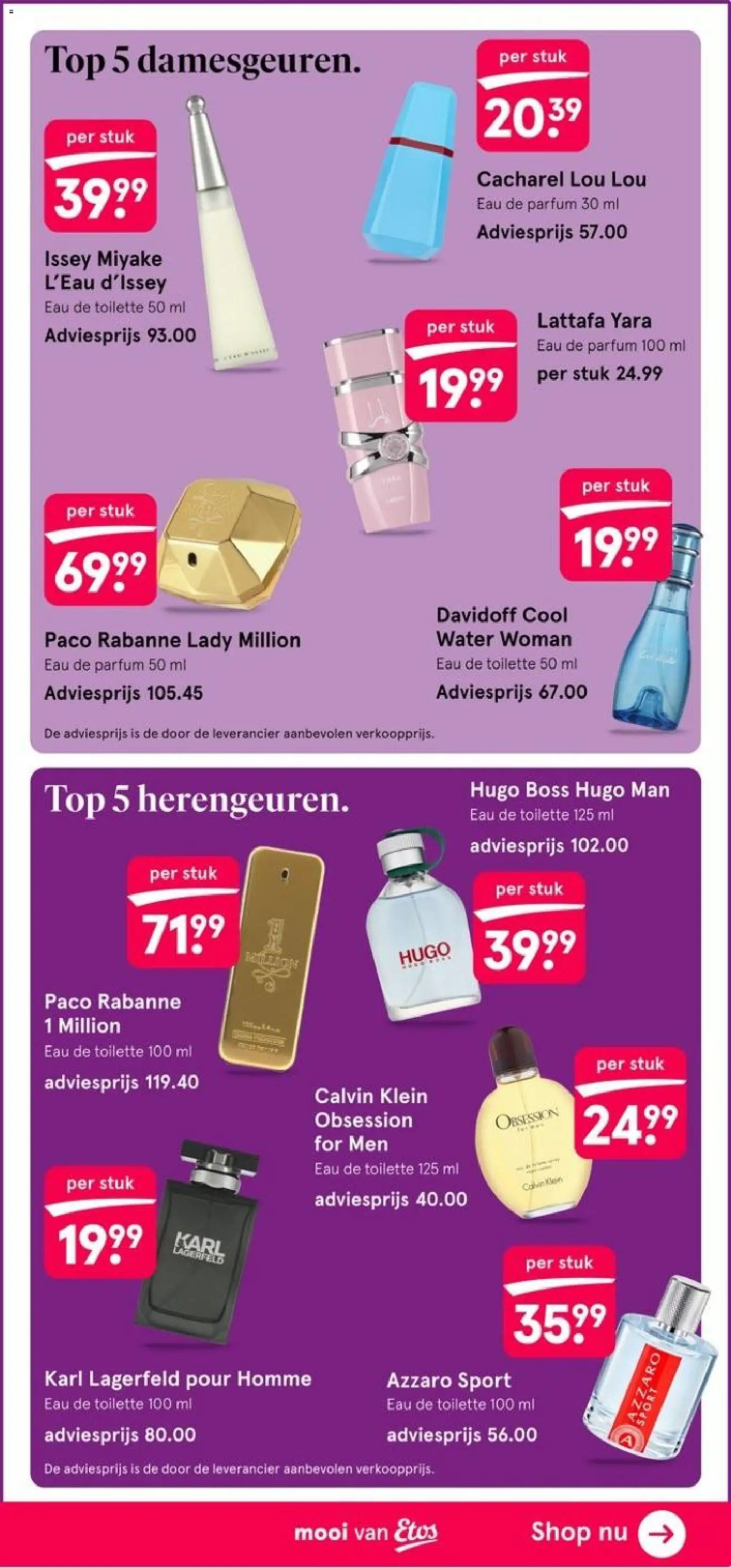 {H1} | Pagina: 39 | Producten: Parfum, Eau de toilette, Water