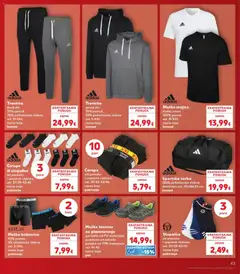 Muške tenisice, za planinarenje, gornjište od PU materijala, podstava od tekstila, potplat od TPR materijala, vel. 41-45, razne boje, par - Pregled kataloga iz trgovine Kaufland, vrijedi od 30.09.2026 | Stranica: 43