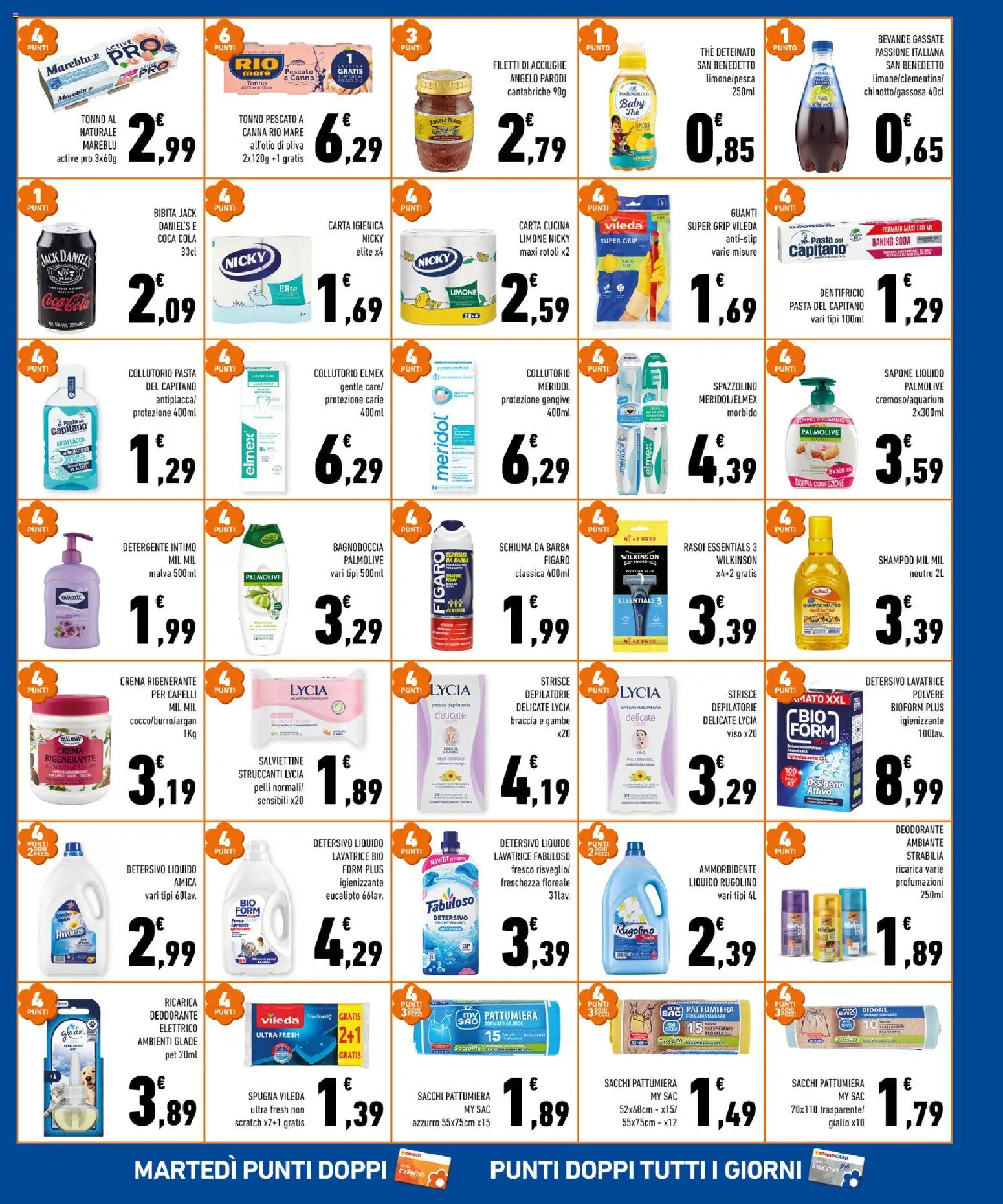 Volantino Conad del 13.05.2026 | Pagina: 7 | Prodotti: Spazzolino, Ammorbidente, Limone, Coca Cola