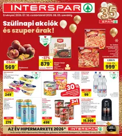 Interspar akciós újság - amely érvényes a következő dátumtól: 2026.07.30.