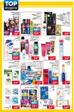 Náhled letáku Top drogerie leták od 11.06.2026 | Strana: 2 | Produkty: Voda, Vložky, Suchý šampon, Barva na vlasy