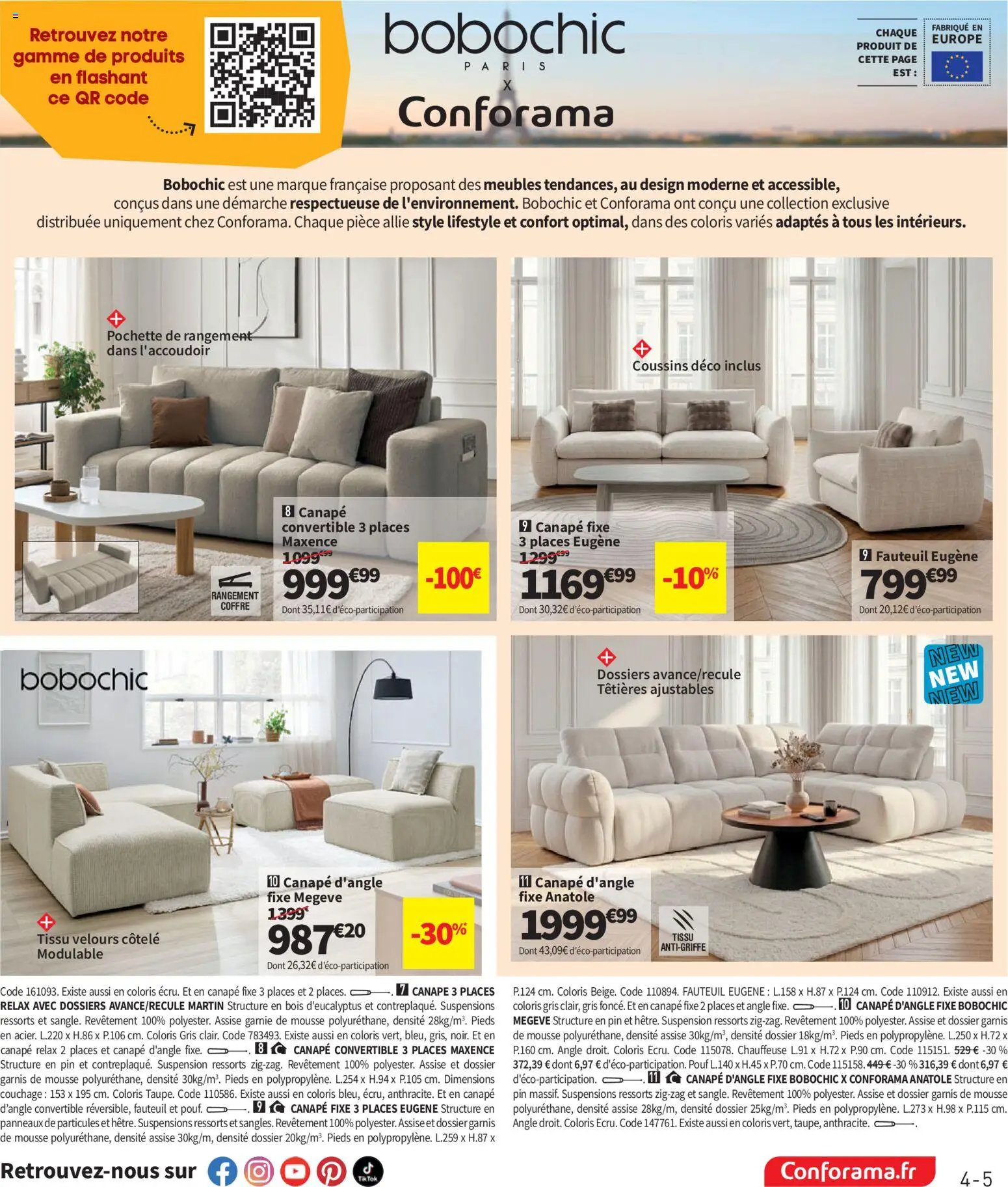 {H1} | Page: 5 | Produits: Chauffeuse, Mousse, Suspension, Canapé d’angle