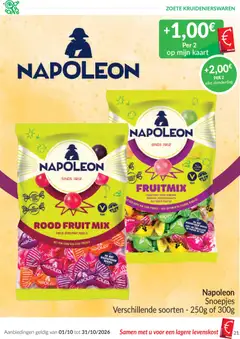 ROOD FRUIT MIX, FRISSE ROOD FRUIT KOGELS MET EEN KERN VAN ZUUR POEDER - Voorbeeld van een folder van Intermarché, geldig van 01/10/2026 | Pagina: 21 | Producten: Snoepjes, Papier, Poeder, Kaart